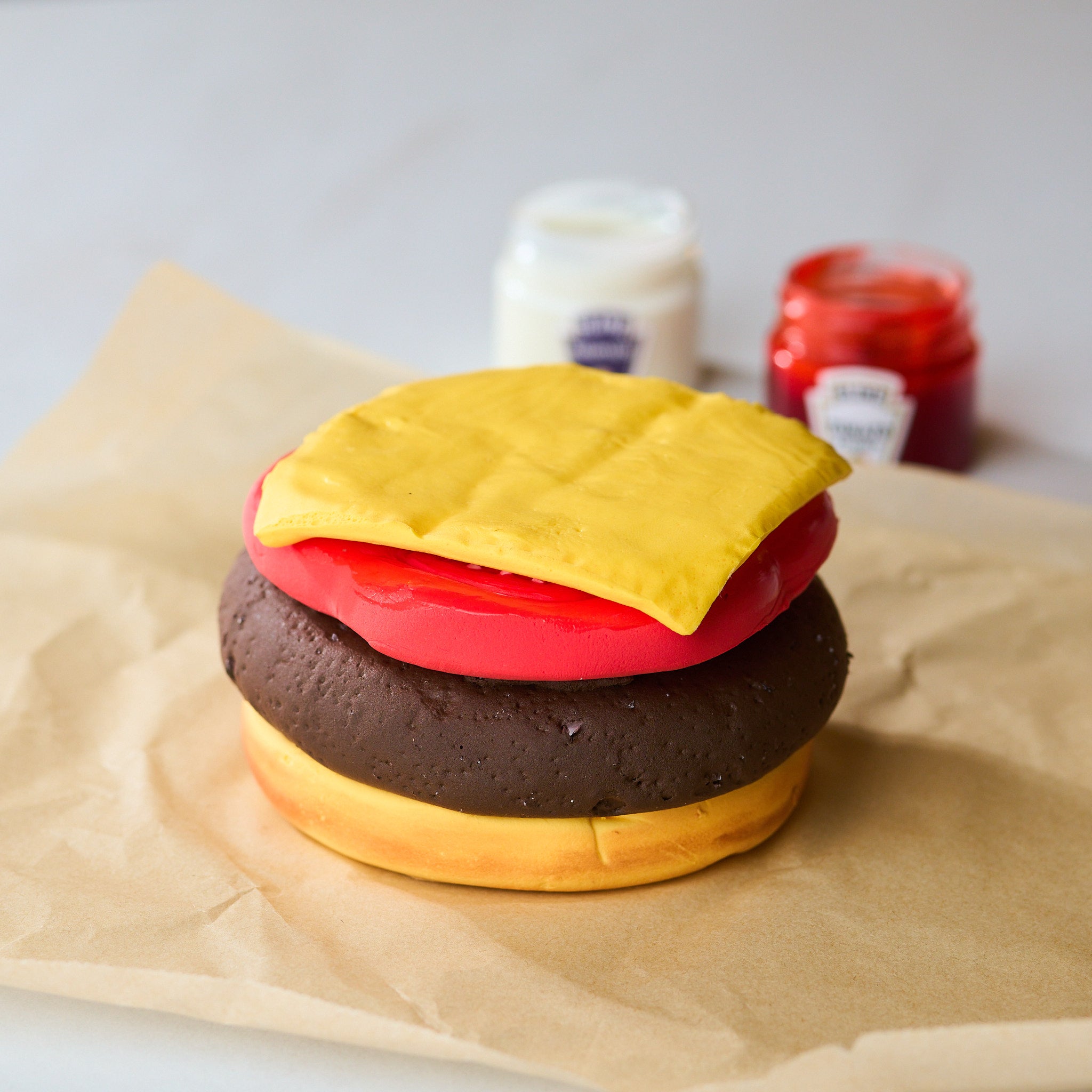 Burger Cooking Kit, Slime Cooking Kit, Food Slime, DIY Slime, Crunchy Slime