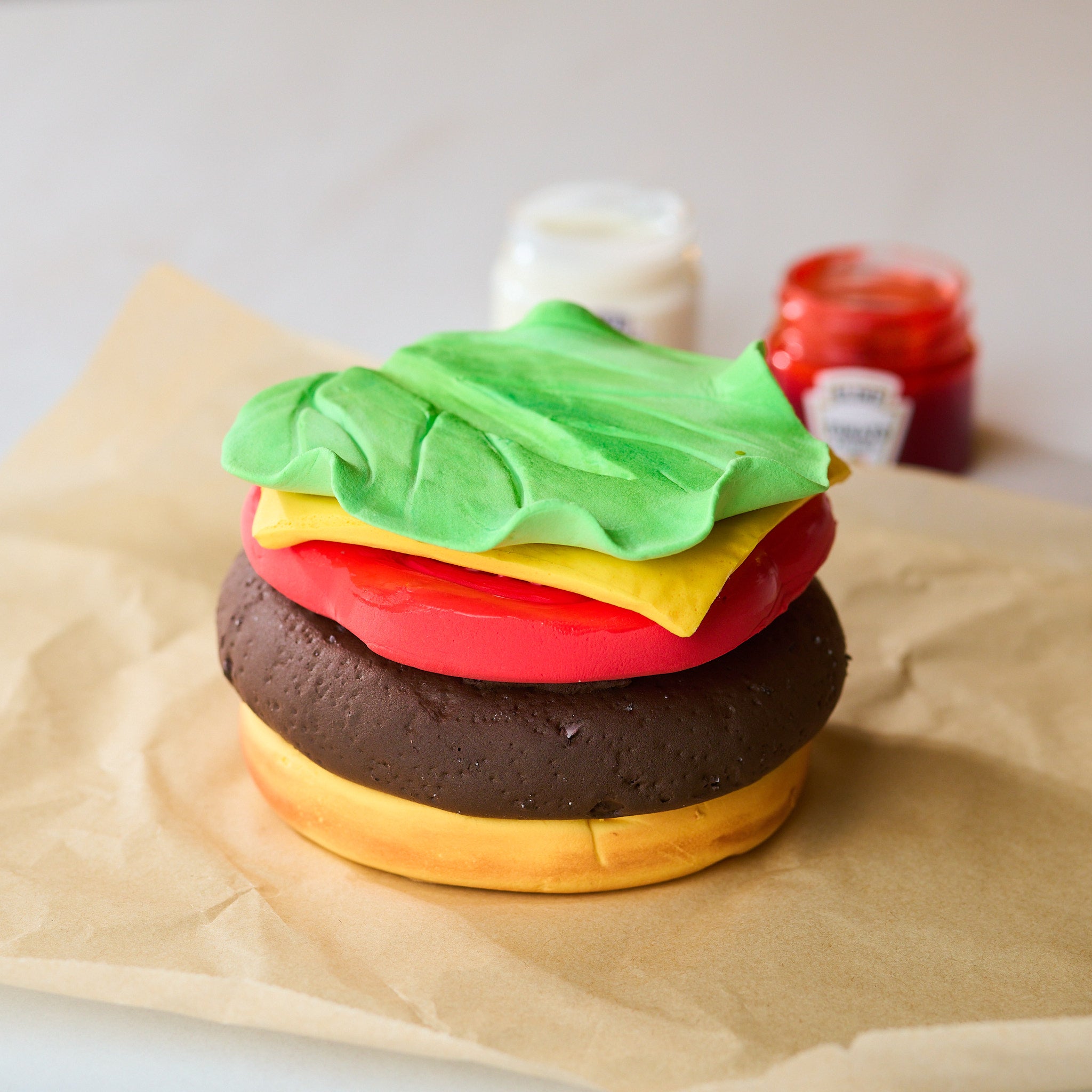 Burger Cooking Kit, Slime Cooking Kit, Food Slime, DIY Slime, Crunchy Slime