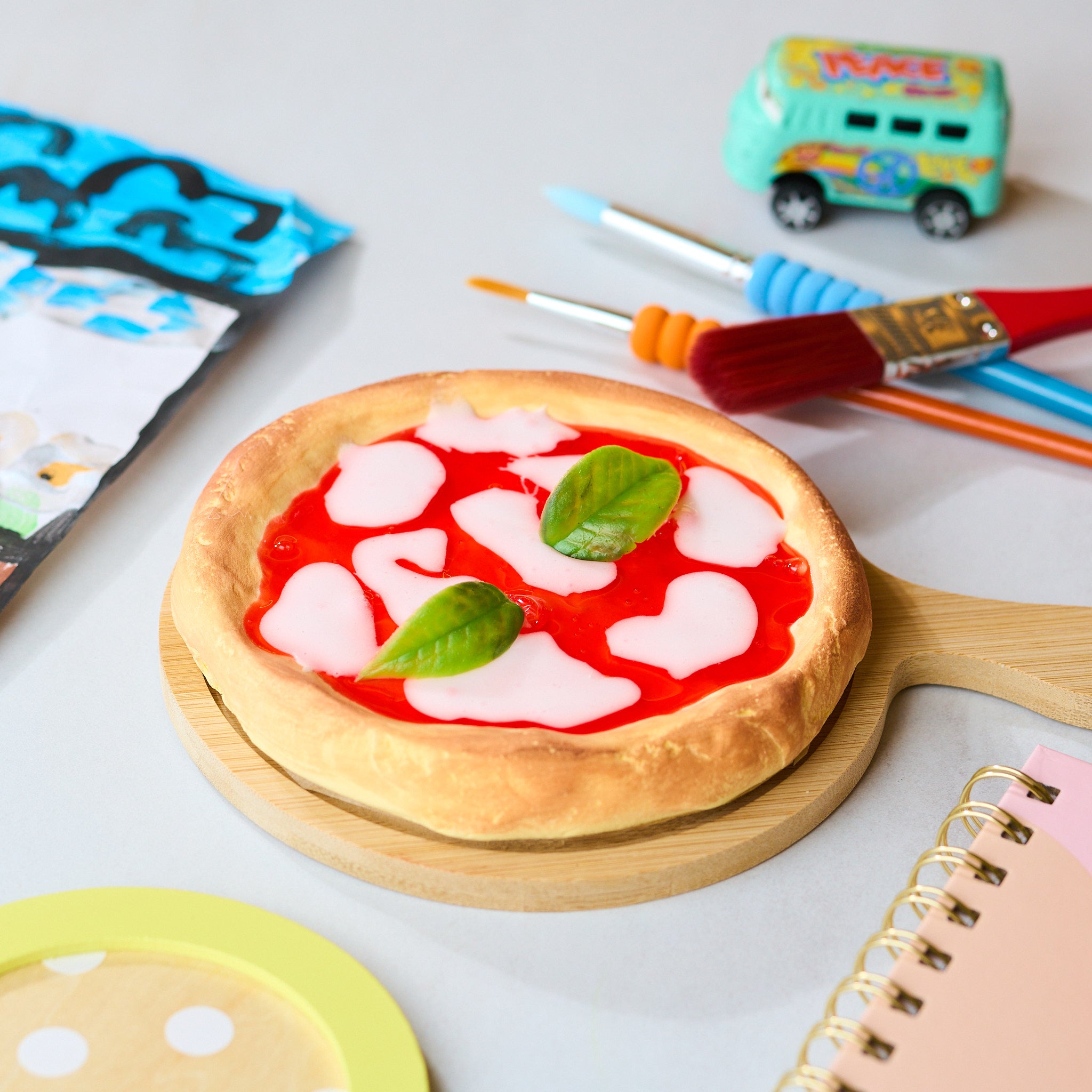 Italian Burrata Pizza Cooking Kit, DIY Slime Kit, Food Slime