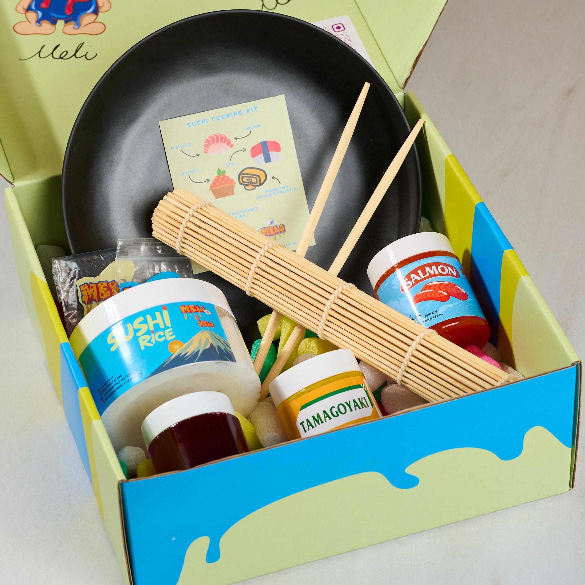Sushi Cooking Kit, DIY Slime, Slime Kit, Japanese Fake Food Art